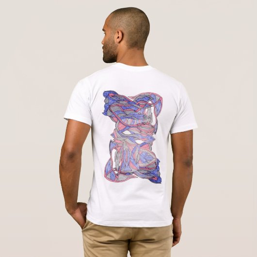 Color Splash Men’s Graphic T-Shirt (Dos entier)