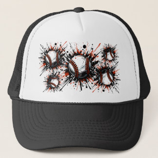 Color Splash of Baseballs Trucker Hat Pet