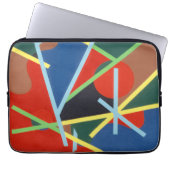 Color Stick Pattern Laptop Sleeve (Voorkant)