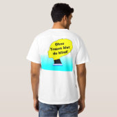 Color Stripe Profile – Motivational T‑Shirt T-shirt (Achterkant volledig)