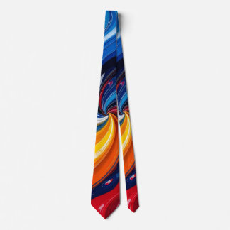 Color Swirls Men's Necktie Stropdas