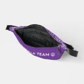 Color War Paarse Team Fanny Pack Heuptasje (Open)