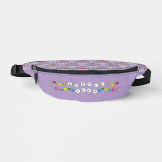 Color War Paarse Team Fanny Pack Heuptasje