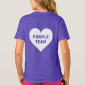 Color War Paarse Team Shirt (Achterkant)