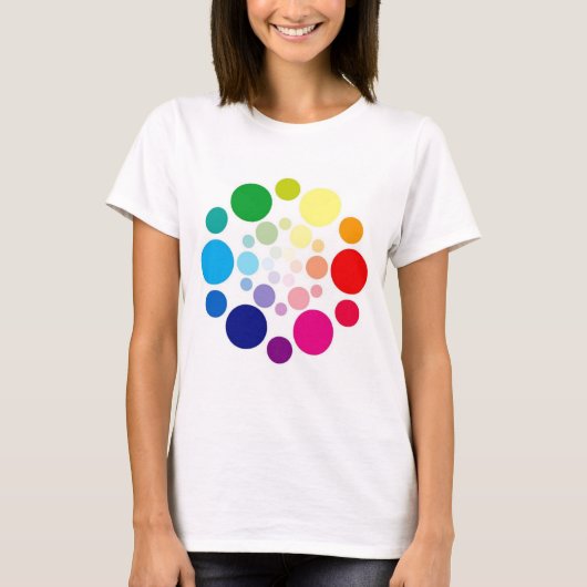 Color Wheel T Shirt (Voorkant)