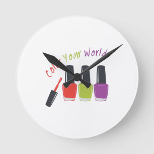 Color Your World Ronde Klok