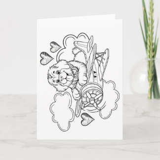 COLOR YOURSELF Valentine Holiday Card Feestdagen Kaart