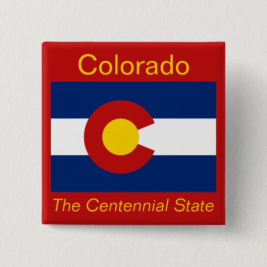 Coloradan Flag Button (Voorkant)