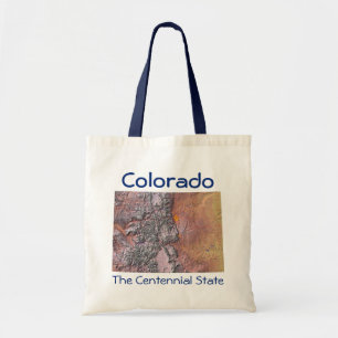 Coloradan Map Bag Tote Bag