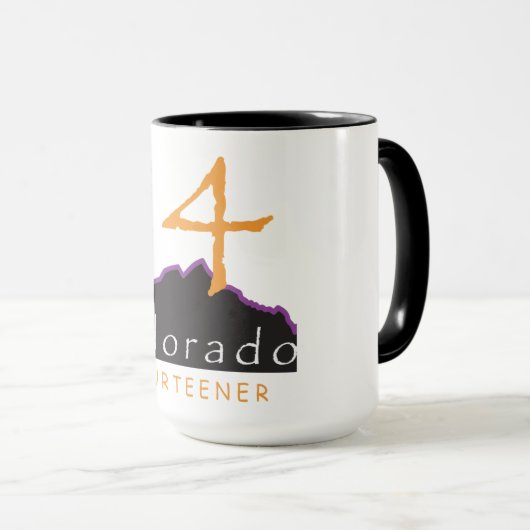 Colorado 14er Café Mug (Devant droit)