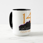 Colorado 14er Café Mug (Devant gauche)