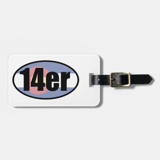 Colorado 14ers bagagelabel (Voorkant horizontaal)