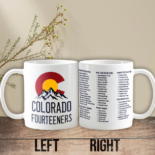Colorado 14ers Fourteeners Mountain Souvenirs Koffiemok