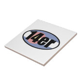 Colorado 14ers tegeltje (Zijkant)