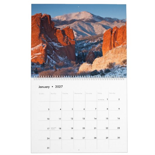Colorado 2015 Schilderachtig agenda Kalender (Jan 2027)