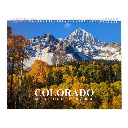 Colorado 2025 Muur Kalender (Hoes)