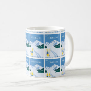 Colorado Adventure - Retro Travel Poster Koffiemok