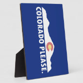 Colorado Alsjeblieft Fotoplaat (Zijkant)