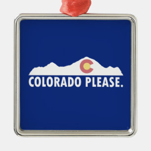 Colorado Alsjeblieft Metalen Ornament