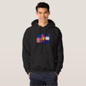 Colorado American Flag Fusion Essential Hoodie (Voorkant volledig)
