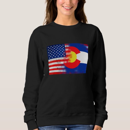 Colorado American Flag Fusion Essential Trui (Voorkant)
