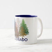 Colorado arbres colorés café tasse (Devant droit)