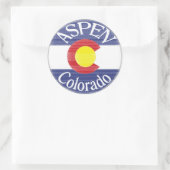 Colorado Aspen autocollants de drapeau (Sac)