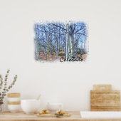 Colorado aspen tree scenic poster (Cuisine)