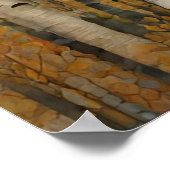 Colorado Aspens Mountain Automne Poster (Coin)