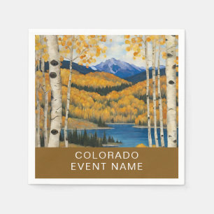 Colorado Aspens Mountains Servet