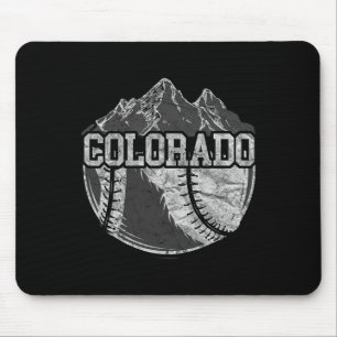 Colorado Baseball Fan T-shirt Rocky Mountains Muismat