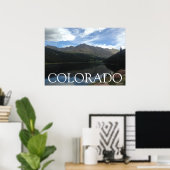 Colorado Beautiful Mountains & Lake 28"x20" Poster (Bureau à domicile)