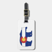 Colorado Beer Flag Bagagelabel (Voorkant verticaal)