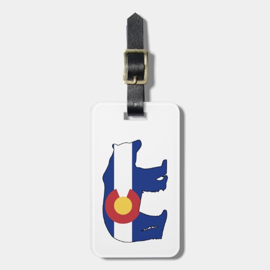 Colorado Beer Flag Bagagelabel (Voorkant verticaal)