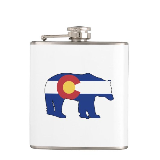 Colorado Beer Flag Heupfles (Voorkant)