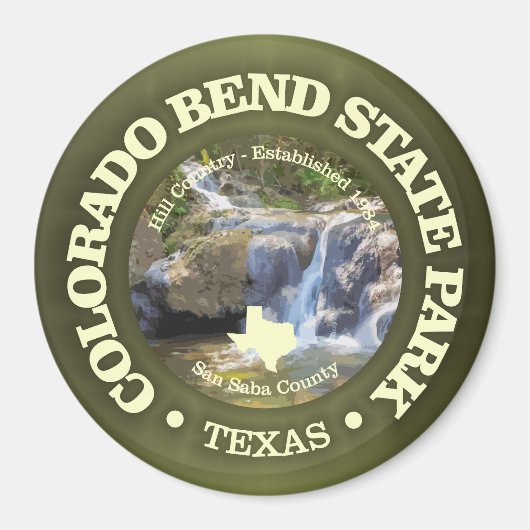 Colorado Bend SP Magneet (Voorkant)