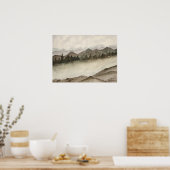 Colorado bergt landschapskunst poster (Keuken)