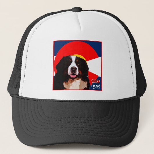 Colorado Bernese Mountain Dog Trucker Pet (Voorkant)