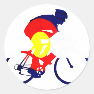 Colorado Biker Ronde Sticker