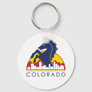 Colorado Blue Horse Sleutelhanger
