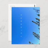 Colorado Blue Sky Briefkaart (Voorkant / Achterkant)