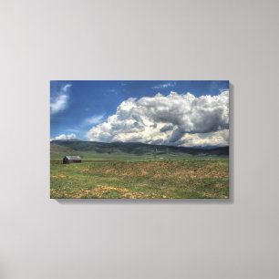 Colorado Boerderij Canvas Afdruk