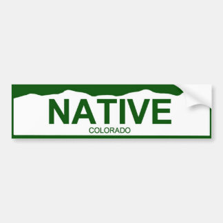 colorado bord new - NATIVE Bumpersticker