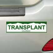 colorado bord new - TRANSPLANT Bumpersticker (Op auto)