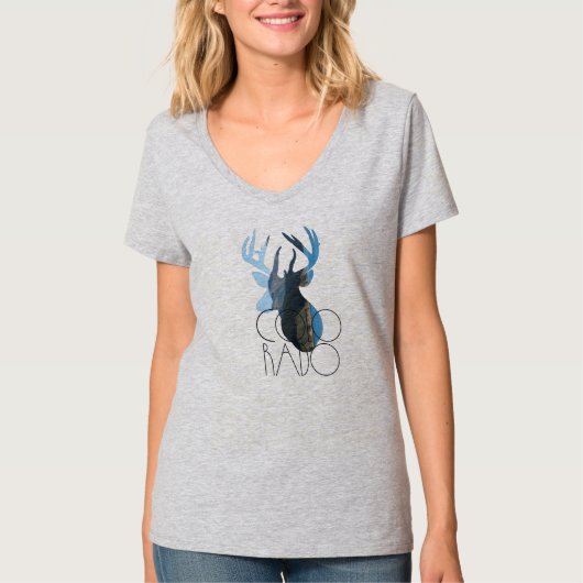 Colorado Buck & Mountain Tshirt (Voorkant)