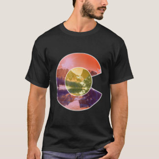 Colorado buiten Colorado Vlag C T-shirt