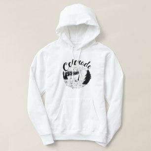 Colorado Camping Ink Tekening Hoodie