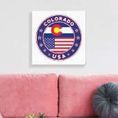 Colorado Canvas Afdruk (Insitu (Woonkamer))