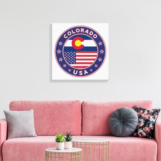 Colorado Canvas Afdruk (Insitu (Woonkamer))