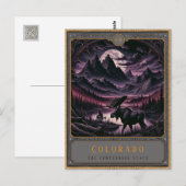 Colorado | Carte postale Art gothique (Devant / Derrière)